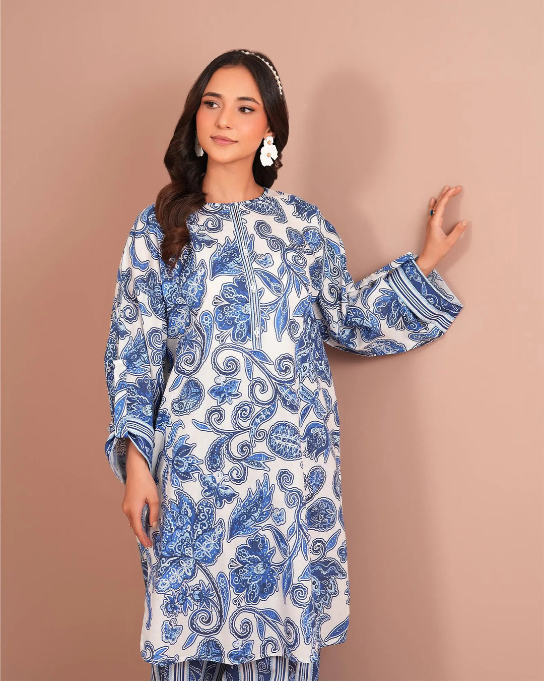 2-Piece Ready-to-Wear Cotton Suit | 17334-IG-CT Sha Posh Textile