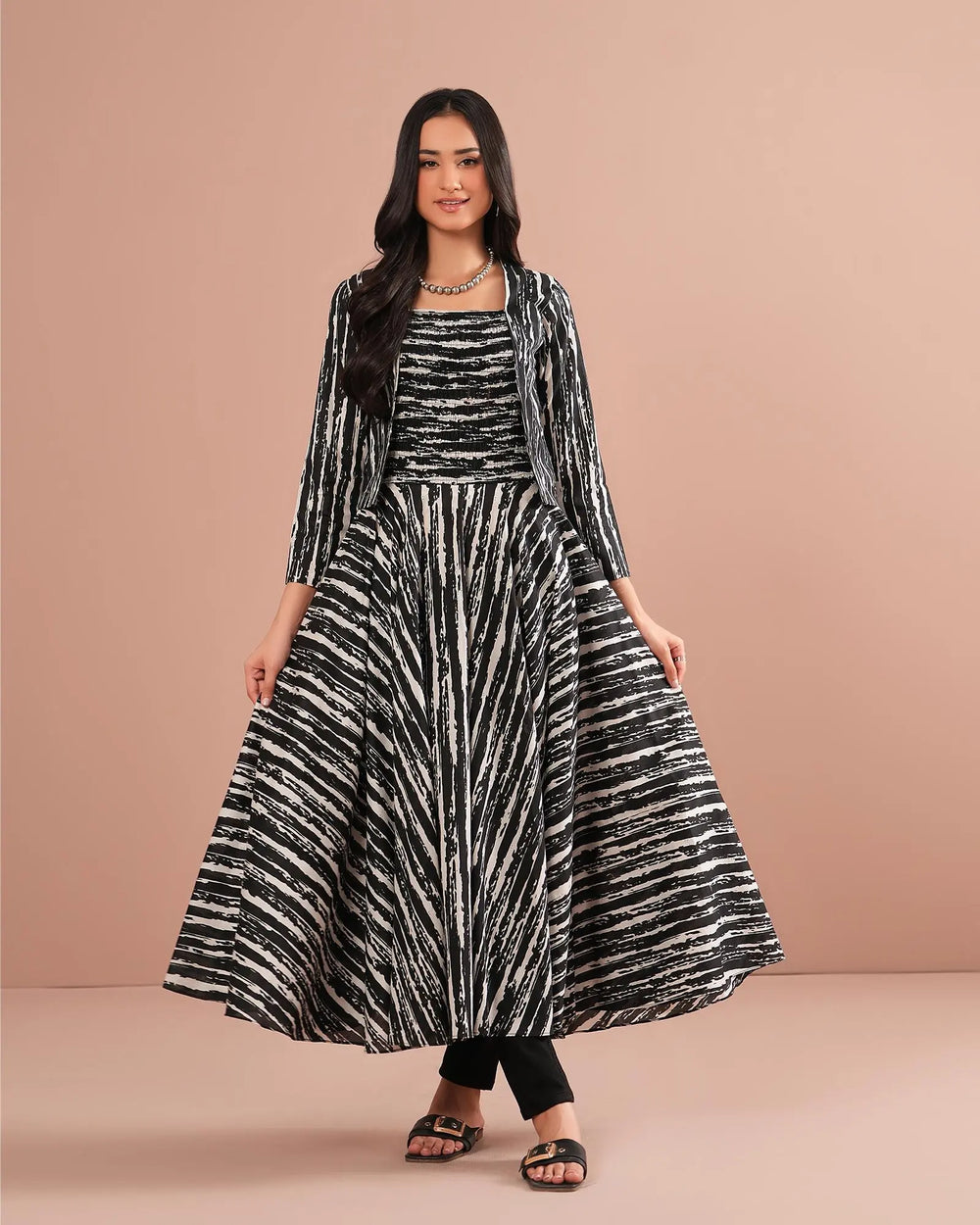 2-Piece Ready-to-Wear Lawn Maxi | 17295-IG-LWN Sha Posh Textile
