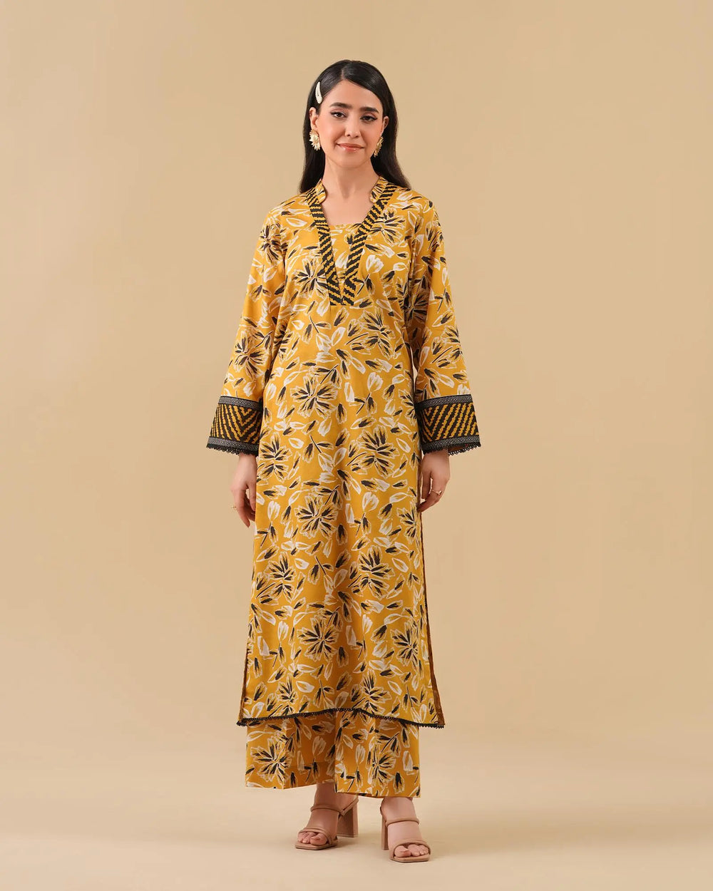2-Piece Ready-to-Wear Lawn Suit | 17276-IG-LWN Sha Posh Textile