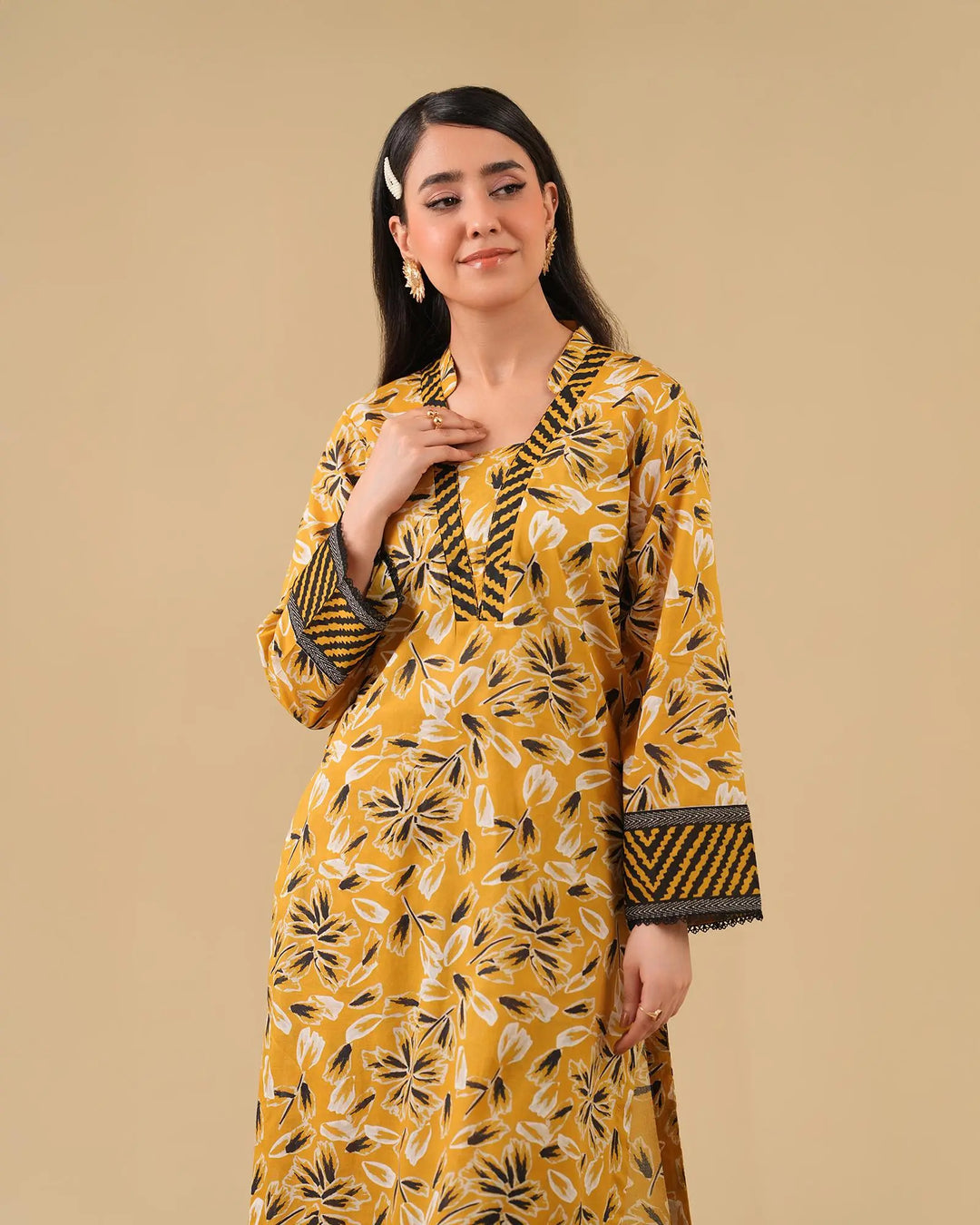 2-Piece Ready-to-Wear Lawn Suit | 17276-IG-LWN Sha Posh Textile