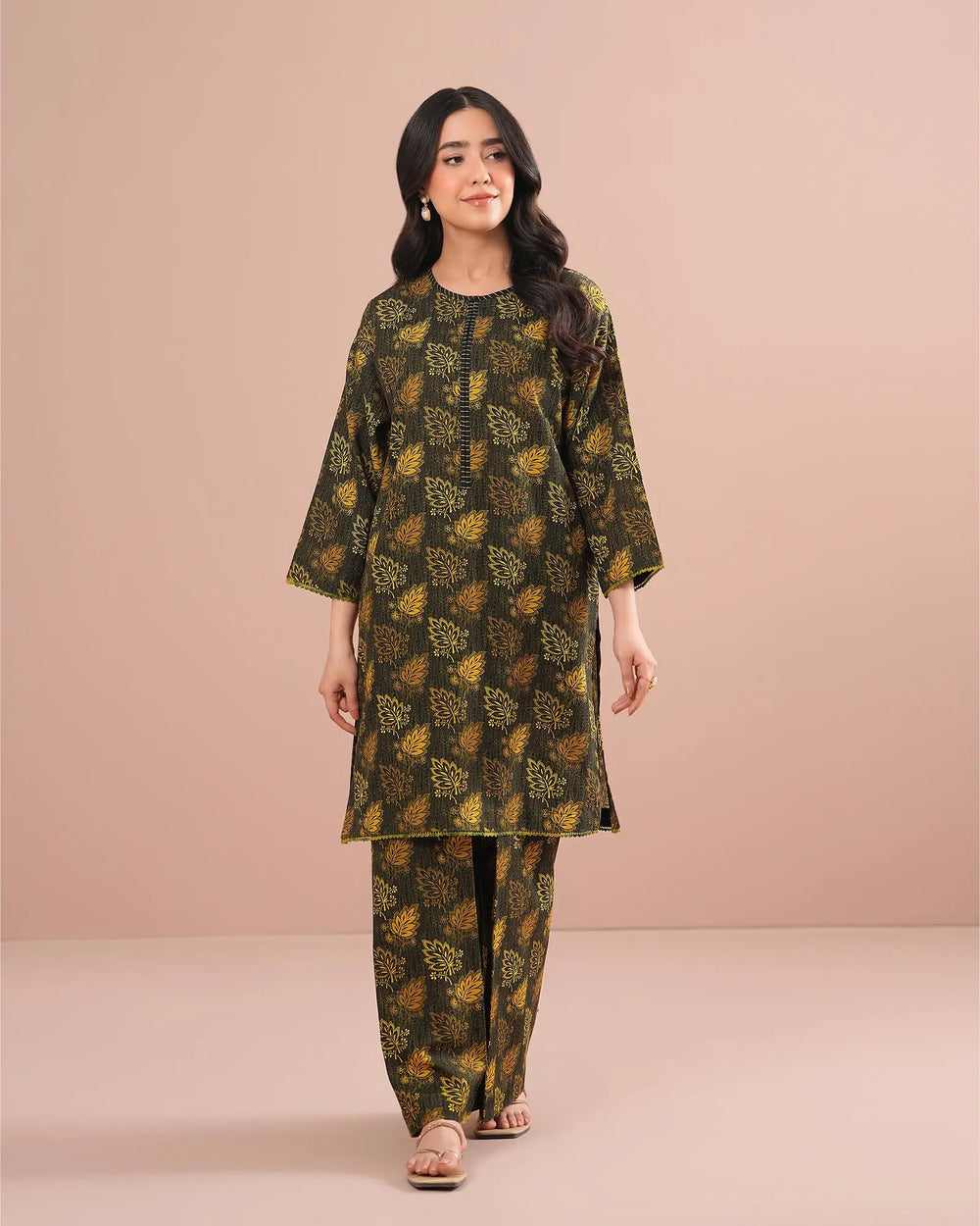 2-Piece Ready-to-Wear Lawn Suit | 17306-IG-LWN Sha Posh Textile