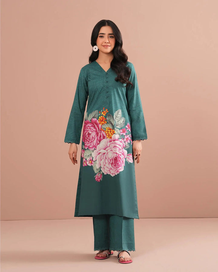 2-Piece Ready-to-Wear Lawn Suit | 17316-IG-LWN Sha Posh Textile
