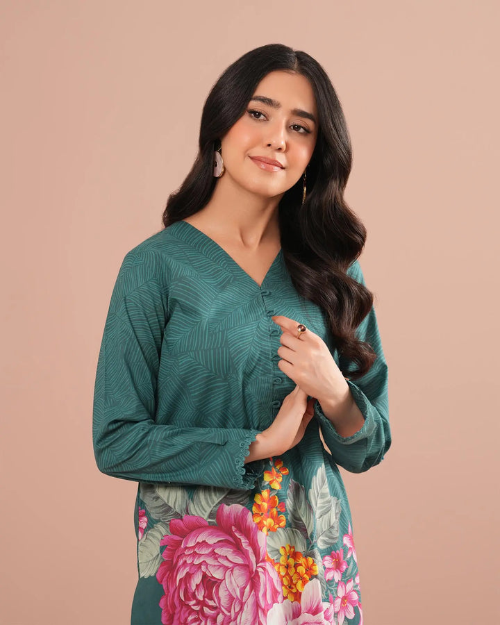 2-Piece Ready-to-Wear Lawn Suit | 17316-IG-LWN Sha Posh Textile