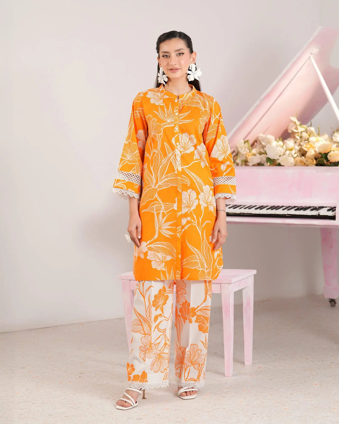 2-Piece Ready-to-Wear Lawn Suit | 17397-IG-LWN Sha Posh Textile