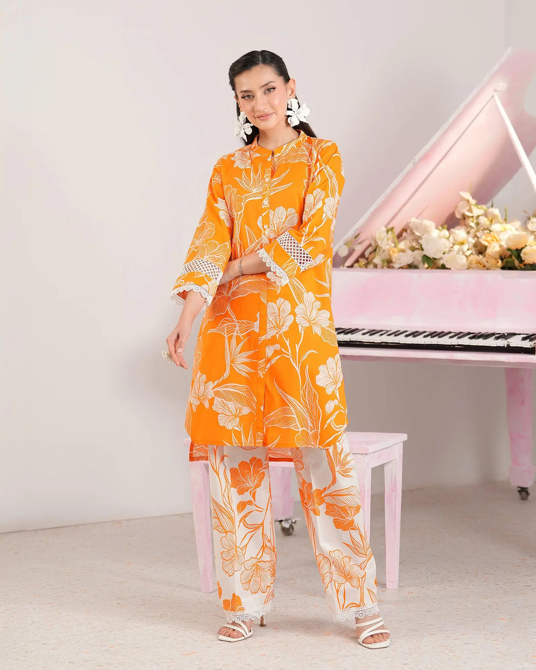 2-Piece Ready-to-Wear Lawn Suit | 17397-IG-LWN Sha Posh Textile