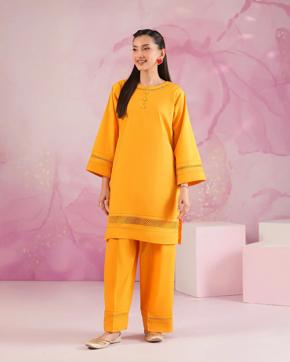 2-Piece Ready-to-Wear Rod Cotton Suit | 1168-ST-R.CT Sha Posh Textile