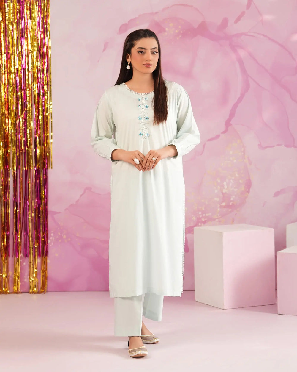 2-Piece Ready-to-Wear Rod Cotton Suit | 1170-ST-R.CT Sha Posh Textile