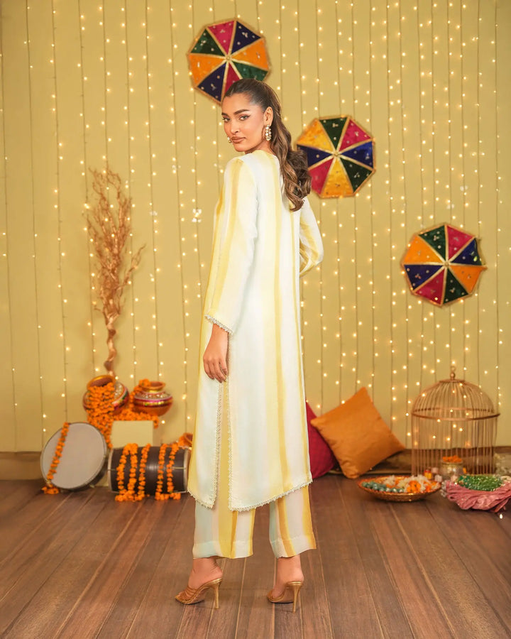 2 Piece Silk Suit Stitched | 16435-IG-SLK Sha Posh Textile