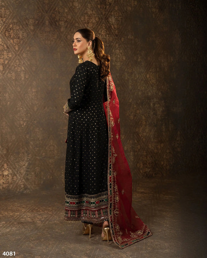 3 Piece Bindi Badla Maxi | 4081-SJ-B.BADLA - Sha Posh Textile