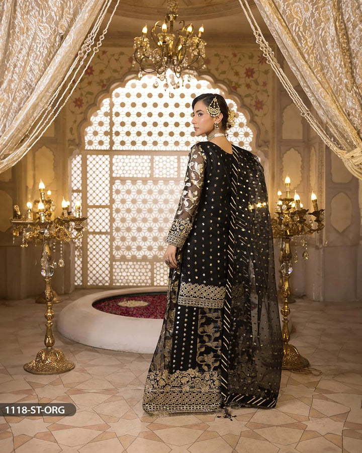 3 Piece Bindi Badla Suit | 1118-ST-B.BADLA - Sha Posh Textile