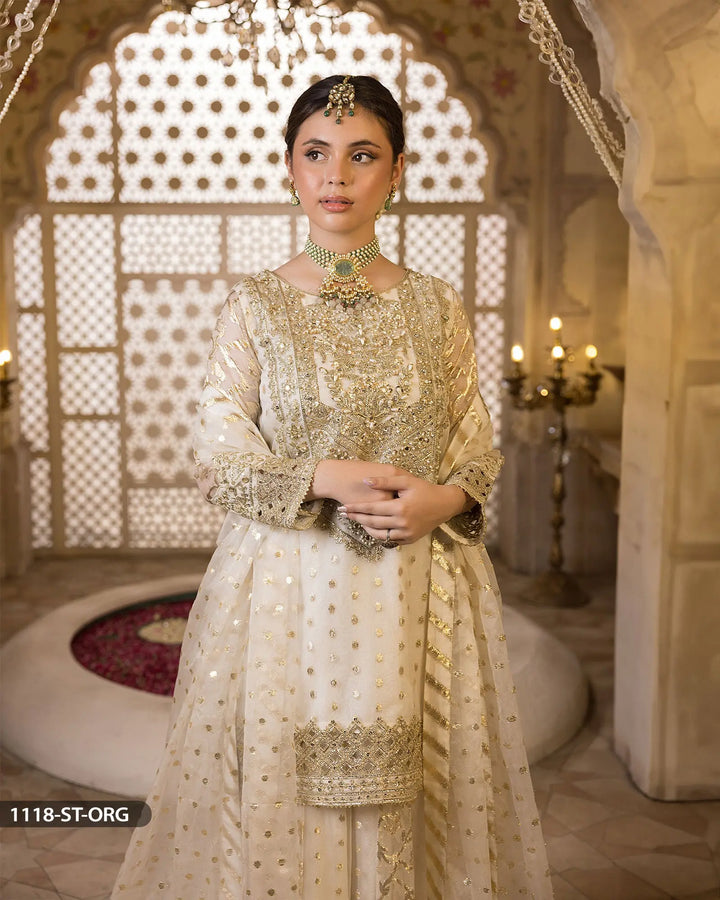 3 Piece Bindi Badla Suit | 1118-ST-B.BADLA - Sha Posh Textile