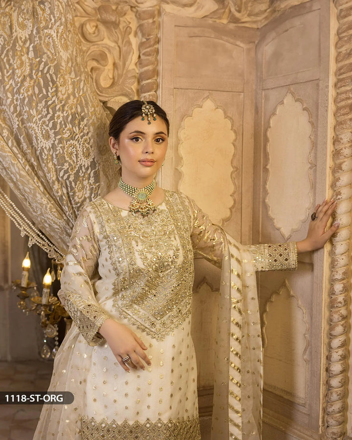 3 Piece Bindi Badla Suit | 1118-ST-B.BADLA - Sha Posh Textile