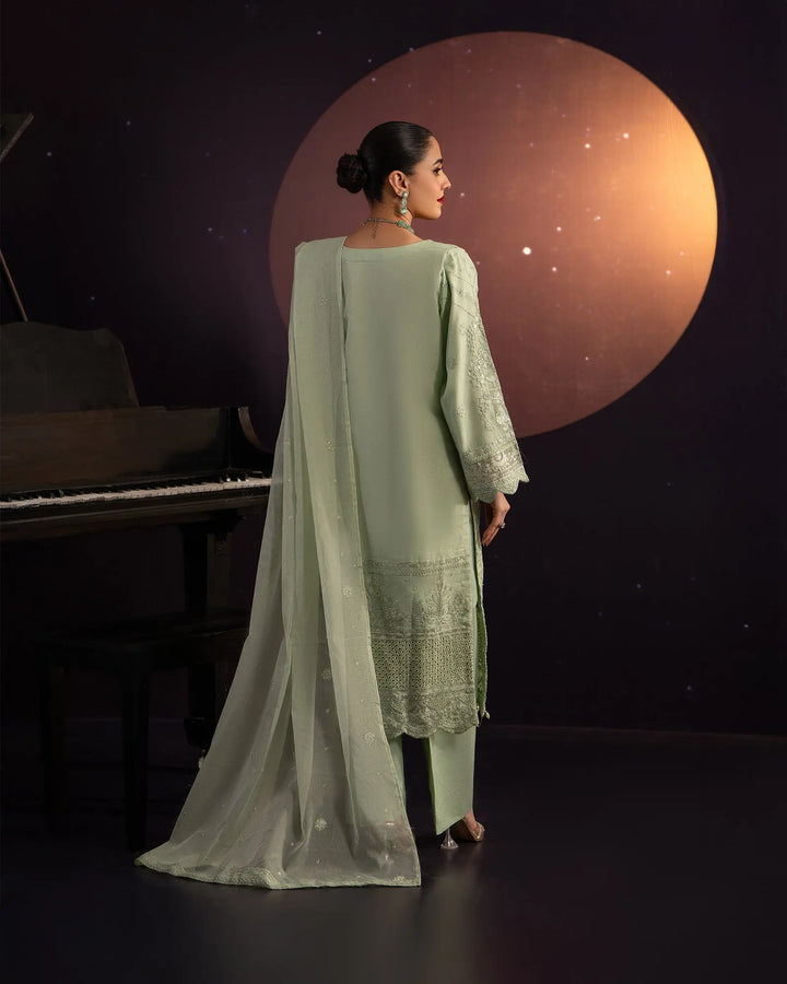 3 Piece Bori Net Suit Stitched | 2262-AF-B.NET - Sha Posh Textile
