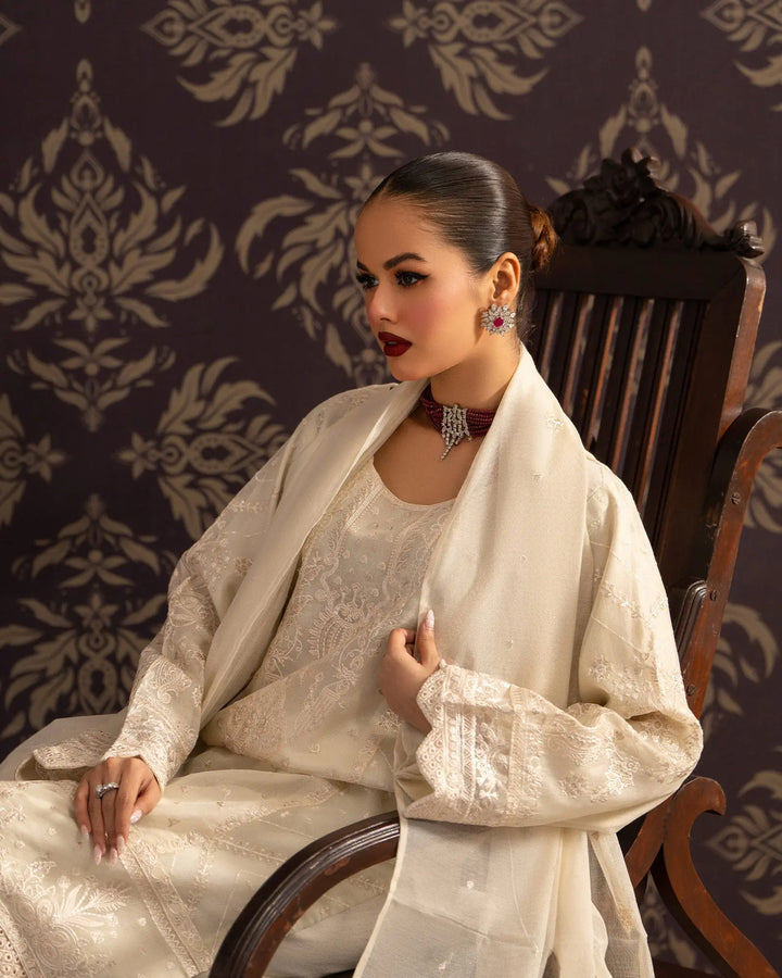 3 Piece Bori Net Suit Stitched | 2262-AF-B.NET - Sha Posh Textile