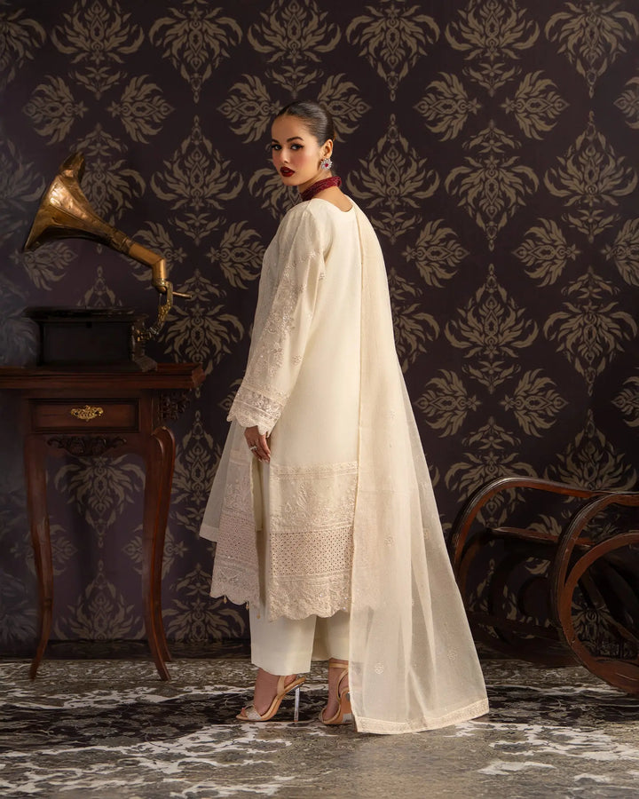 3 Piece Bori Net Suit Stitched | 2262-AF-B.NET - Sha Posh Textile