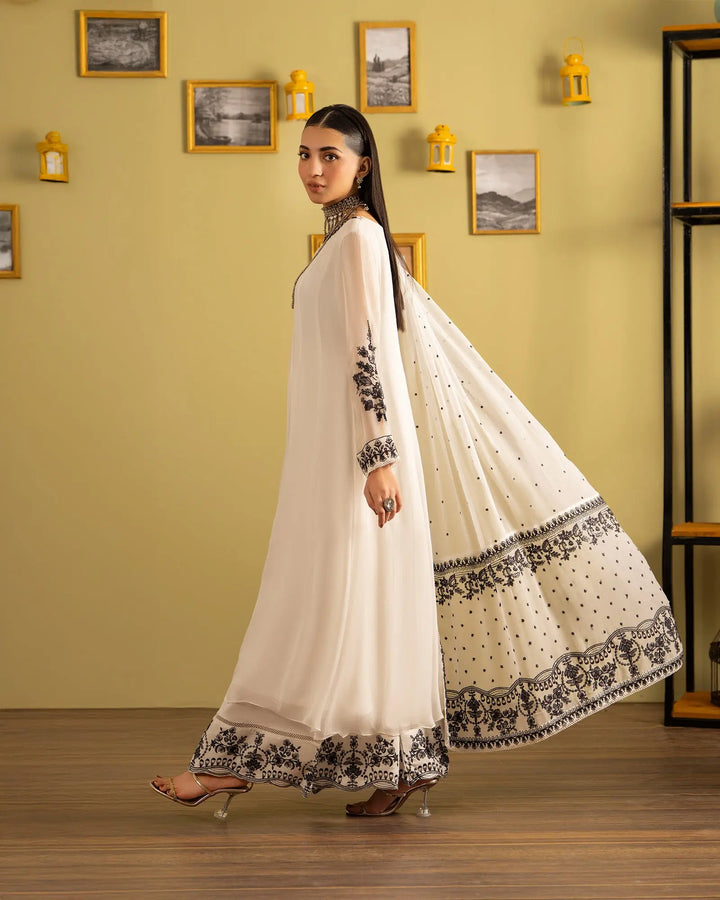 3 Piece Chiffon Suit | 4079-SJ-CF - Sha Posh Textile
