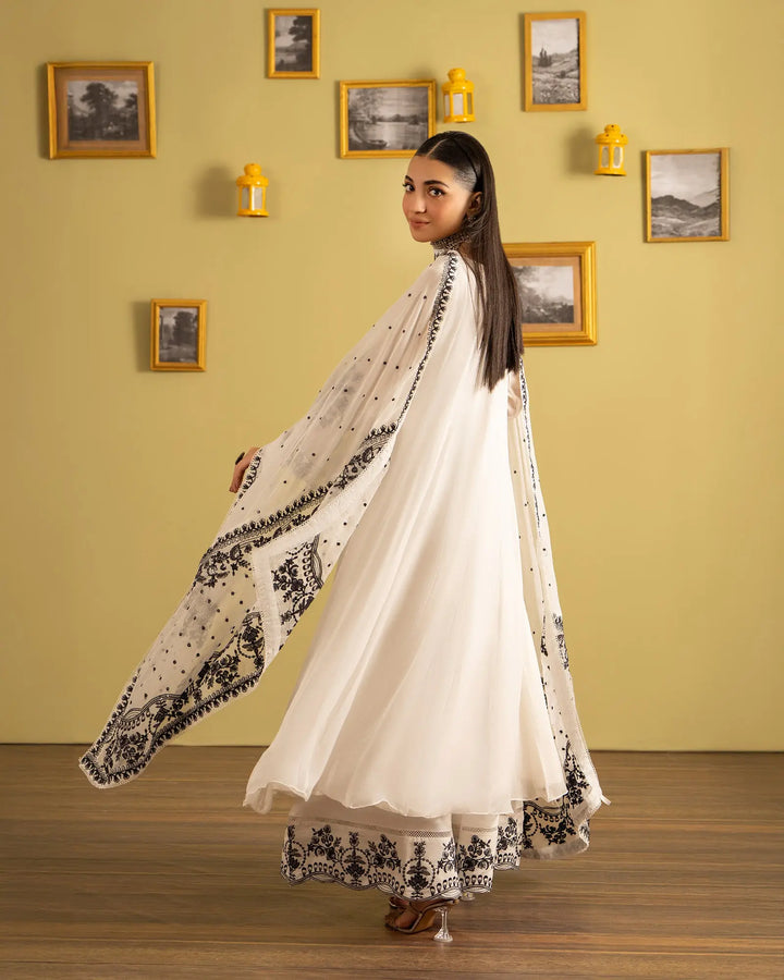 3 Piece Chiffon Suit | 4079-SJ-CF - Sha Posh Textile