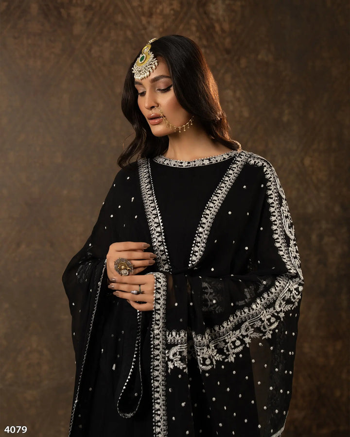 3 Piece Chiffon Suit | 4079-SJ-CF - Sha Posh Textile