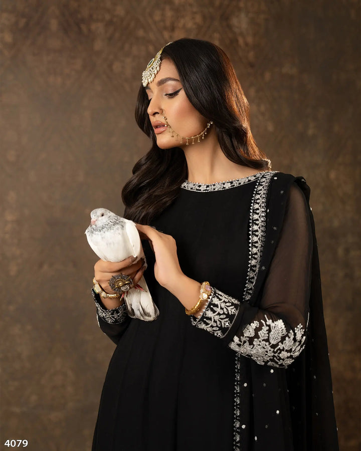 3 Piece Chiffon Suit | 4079-SJ-CF - Sha Posh Textile