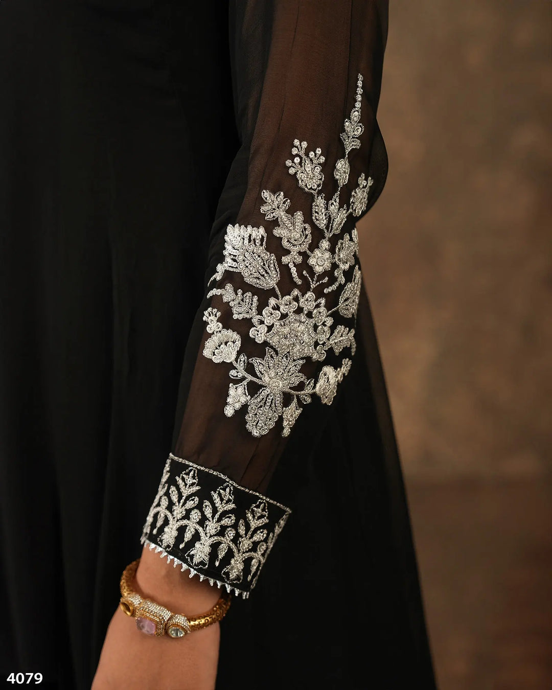 3 Piece Chiffon Suit | 4079-SJ-CF - Sha Posh Textile