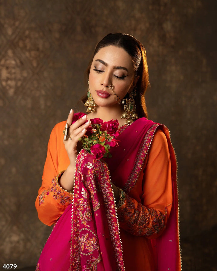 3 Piece Chiffon Suit | 4079-SJ-CF - Sha Posh Textile