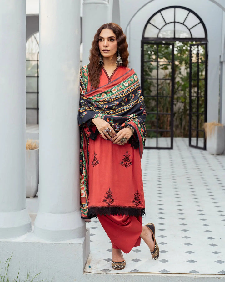 3 Piece Cotail Suit Stitched | 16408-IG-KUT - Sha Posh Textile