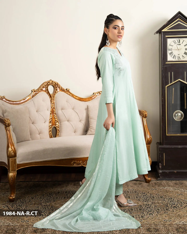 3 Piece Cotton Suit | 1984-NA-R.CT - Sha Posh Textile