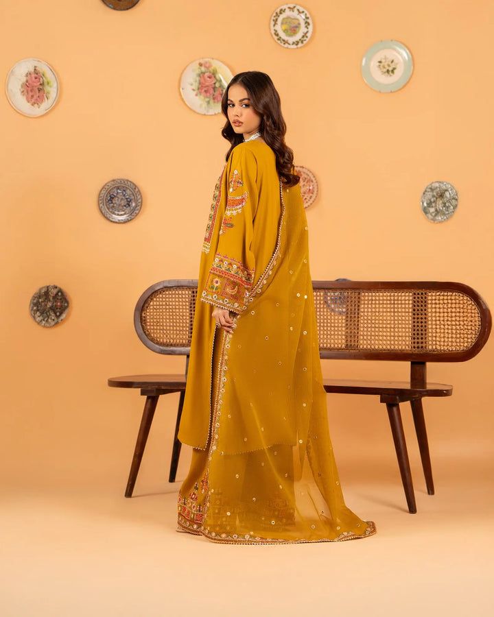 3 Piece Crepe Suit | 2265-AF-CRP - Sha Posh Textile