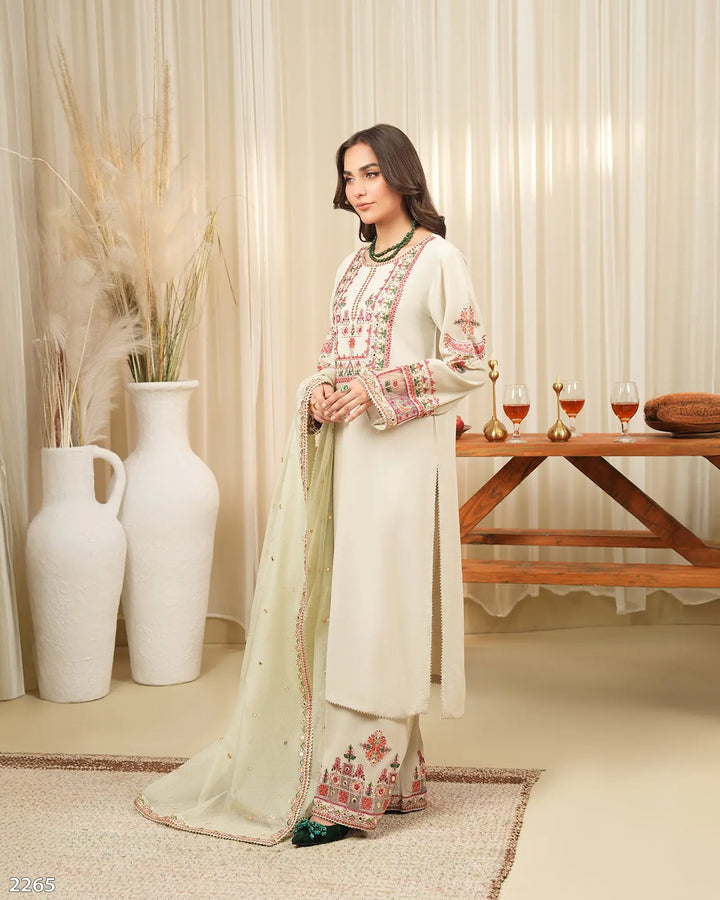 3 Piece Crepe Suit | 2265-AF-CRP - Sha Posh Textile