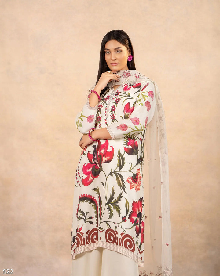 3 Piece Dull Raw Silk Suit | 522-FM-D.RWS - Sha Posh Textile