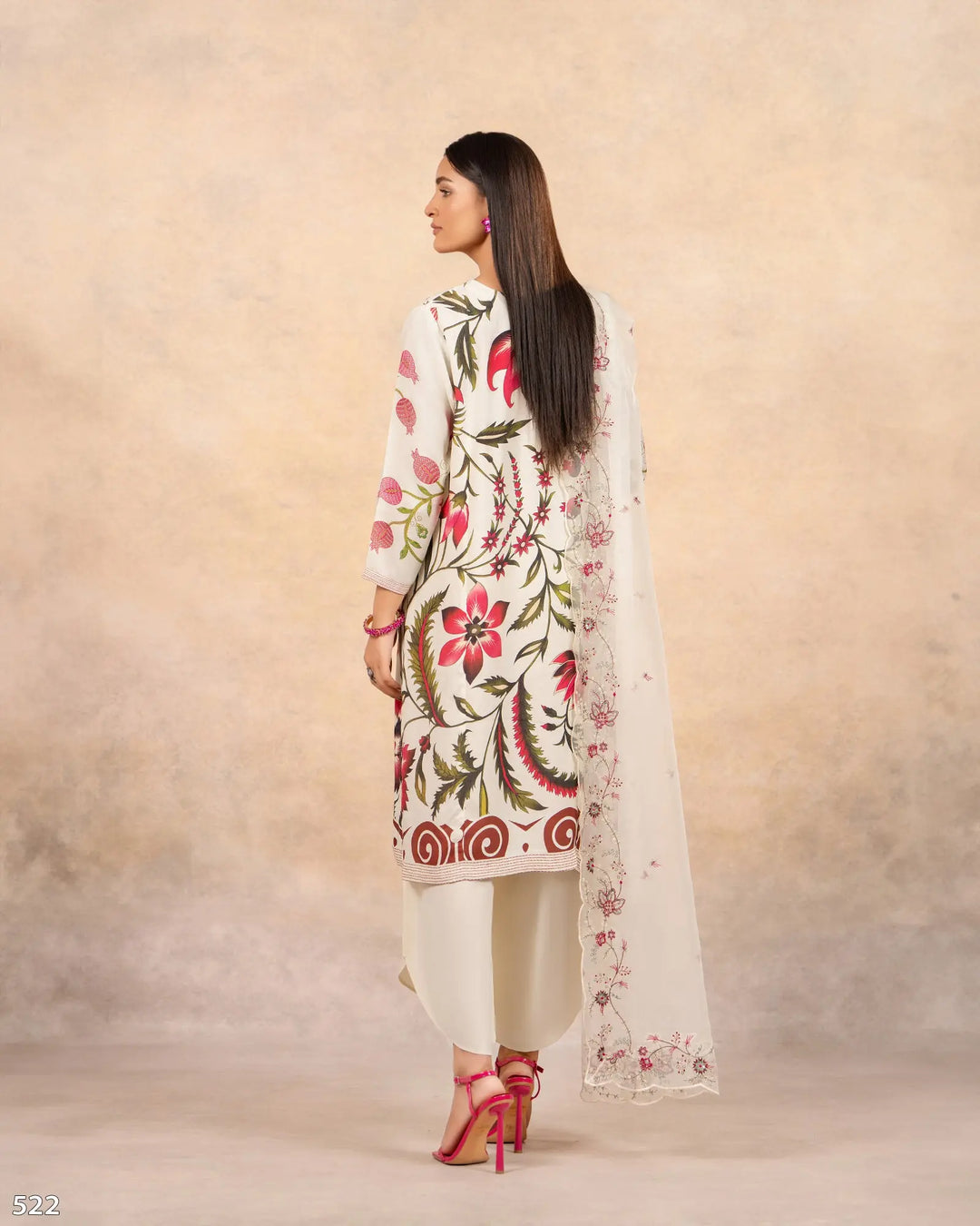 3 Piece Dull Raw Silk Suit | 522-FM-D.RWS - Sha Posh Textile