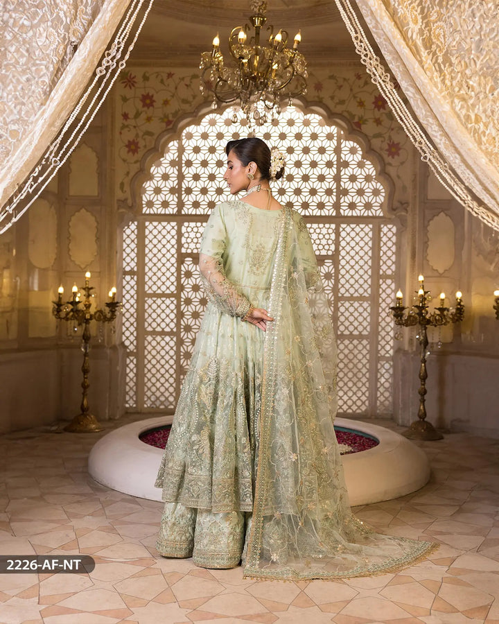 3 Piece Embroidered Maxi | 2226-AF-NT - Sha Posh Textile