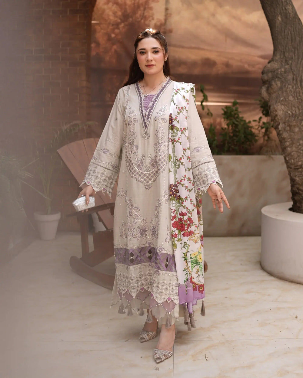 3 Piece Jacquard Cotton | 17426