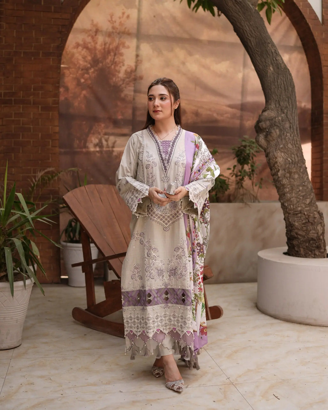 3 Piece Jacquard Cotton | 17426