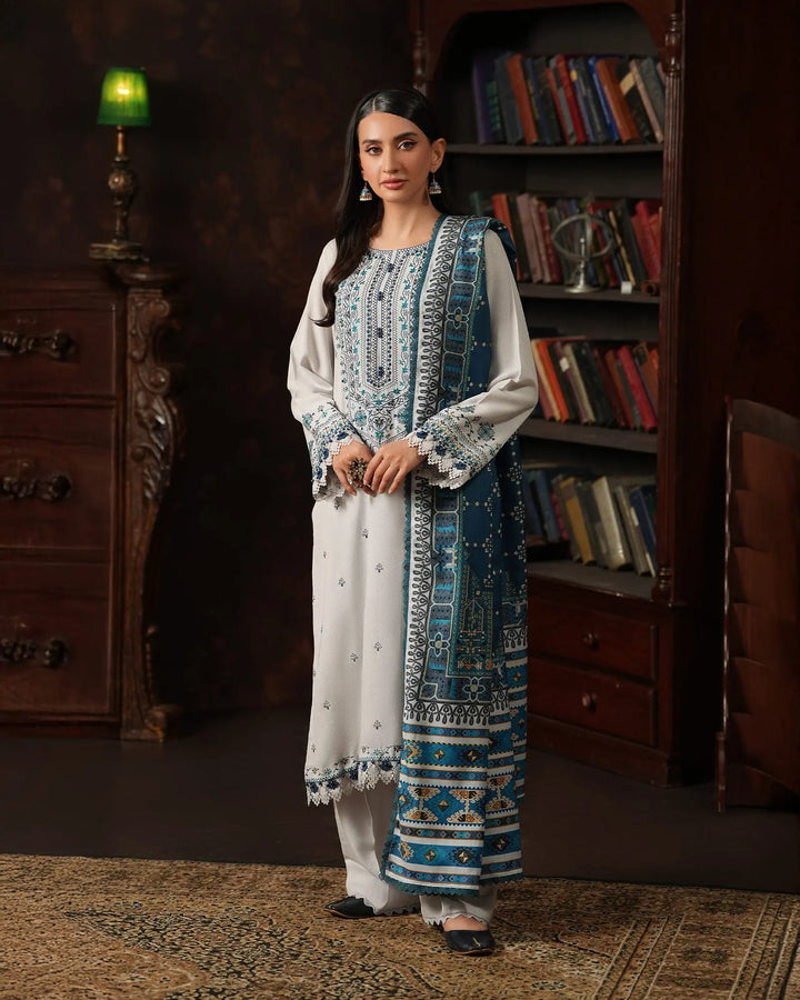3 Piece Karandi Linen Suit Stitched | 16347-IG-K.LN - Sha Posh Textile