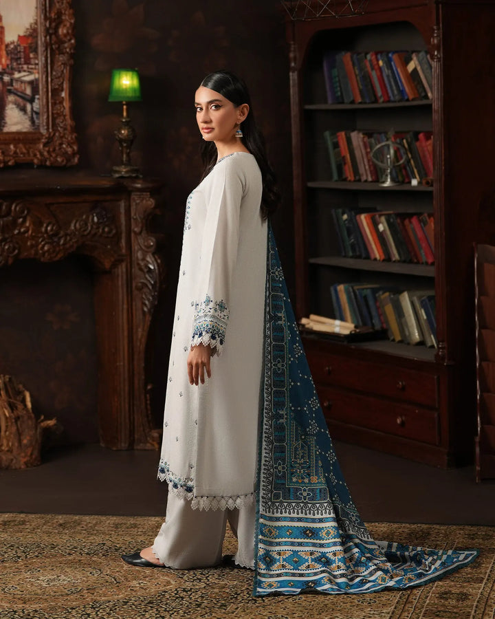 3 Piece Karandi Linen Suit Stitched | 16347-IG-K.LN - Sha Posh Textile