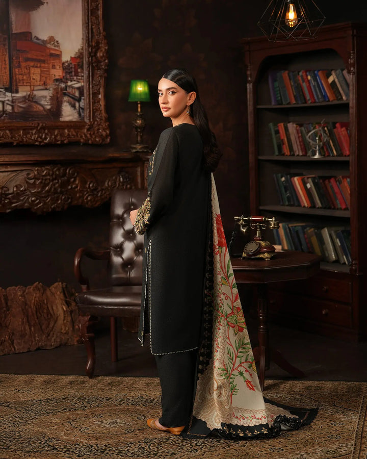 3 Piece Karandi Linen Suit Stitched | 16358-IG-K.LN - Sha Posh Textile