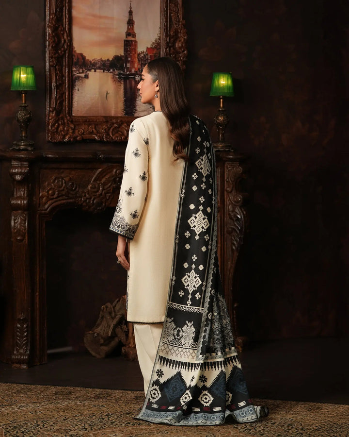 3 Piece Karandi Linen Suit Stitched | 16379-IG-K.LN - Sha Posh Textile