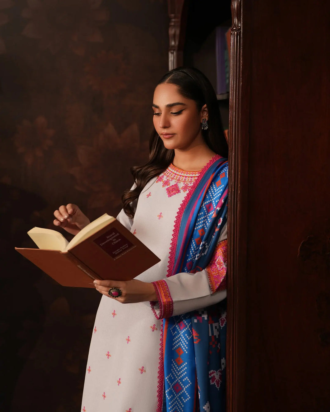 3 Piece Karandi Linen Suit Stitched | 16381-IG-K.LN - Sha Posh Textile