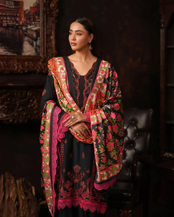 3 Piece Karandi Linen Suit Stitched | 16384-IG-K.LN - Sha Posh Textile