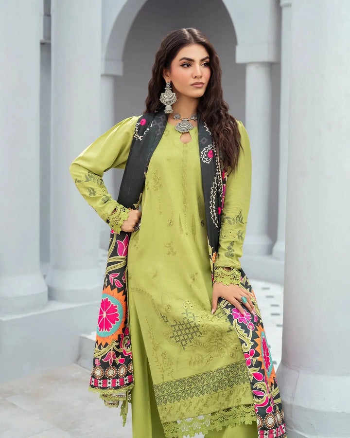 3 Piece Karandi Linen Suit Stitched | 16350-IG-K.LN - Sha Posh Textile