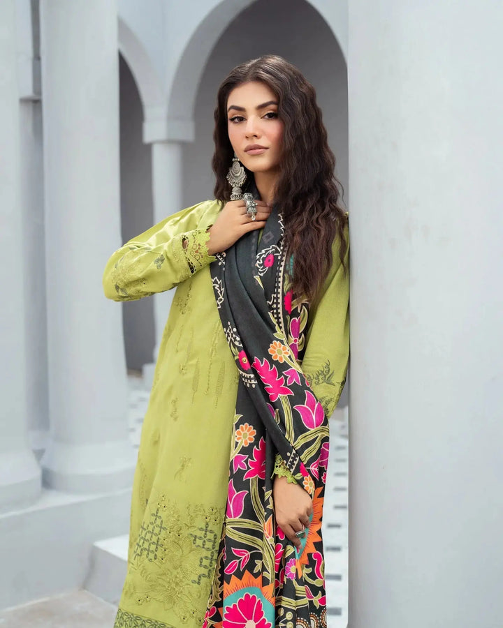 3 Piece Karandi Linen Suit Stitched | 16350-IG-K.LN - Sha Posh Textile