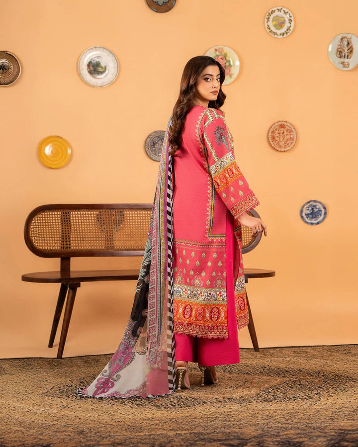 3 Piece Khaddar Suit Stitched | 16280-IG-KD - Sha Posh Textile