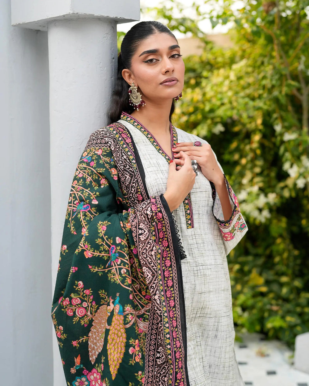 3 Piece Khaddar Suit Stitched | 16311-IG-KD Sha Posh Textile