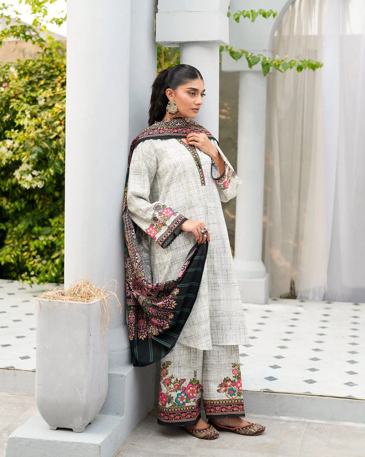 3 Piece Khaddar Suit Stitched | 16311-IG-KD Sha Posh Textile