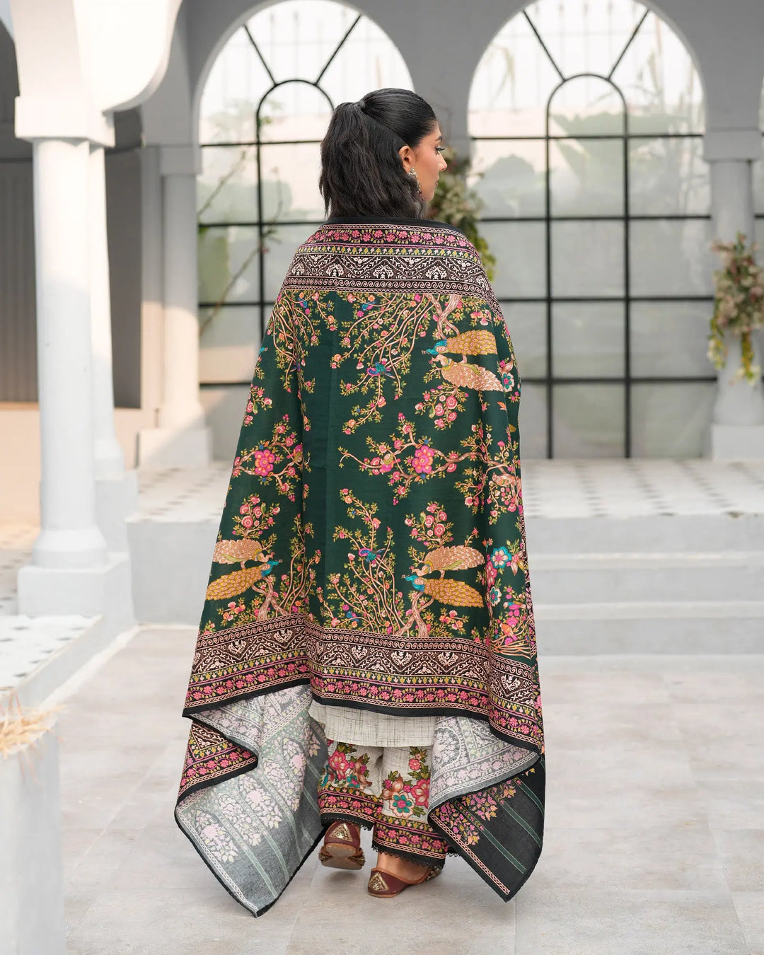 3 Piece Khaddar Suit Stitched | 16311-IG-KD Sha Posh Textile