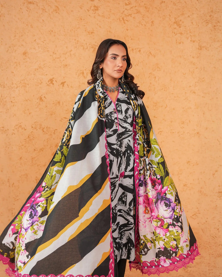 3 Piece Khaddar Suit Stitched | 16336-IG-KD - Sha Posh Textile