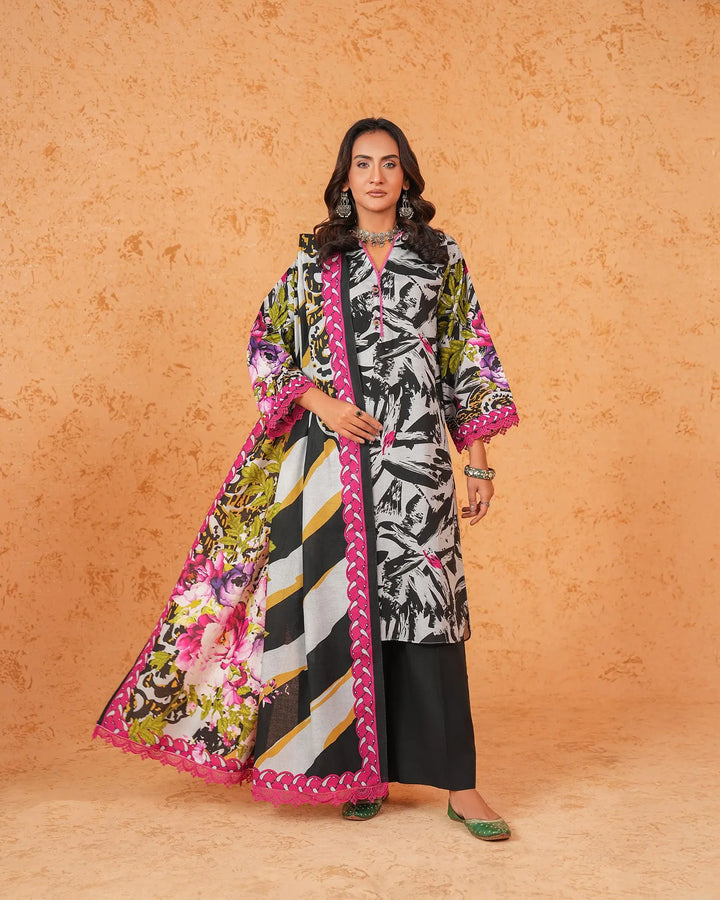 3 Piece Khaddar Suit Stitched | 16336-IG-KD - Sha Posh Textile