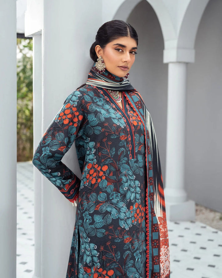 3 Piece Khaddar Suit Stitched | 16364-IG-KD - Sha Posh Textile