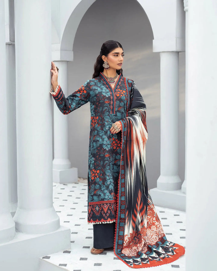 3 Piece Khaddar Suit Stitched | 16364-IG-KD - Sha Posh Textile